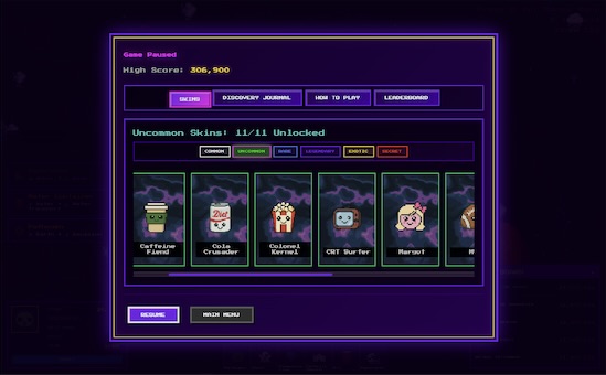 Collect Unique Skins